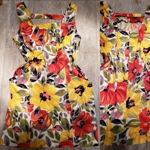 Beautiful floral dressbarn midi dress